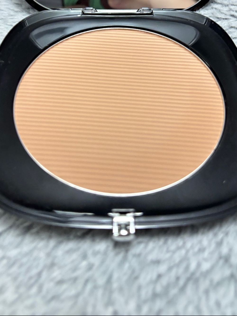 Marc Jacobs Glossy Black Compact Mirror with Logo